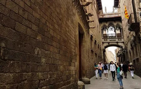 Walking tour of the Gothic Quarter of Barcelona + Cathedral