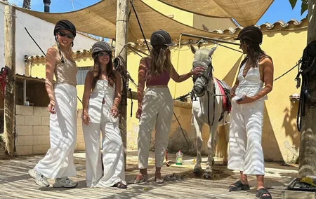 From Barcelona: PRIVATE Horseback Riding and Tapas Picnic