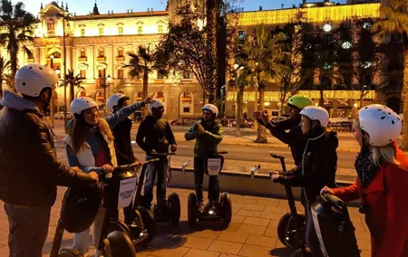Barcelona Guided Night 2-hour Group Segway Tour