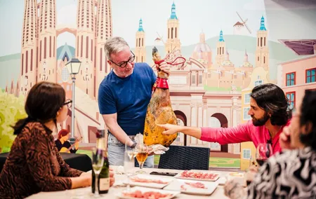 Sagrada Familia Jamón Iberico Masterclass with Wine Tasting