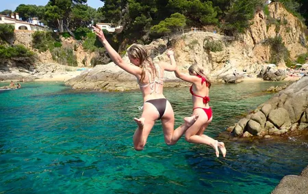 Barcelona Adventure: Hike, Snorkel and Jump in Costa Brava