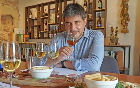 Cultural coastal trip with winery visit from Barcelona