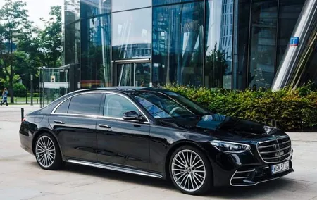 Warsaw Sightseeing with NEW Mercedes Sclass !!!
