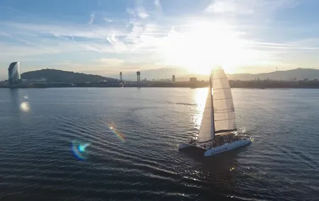 Afterwork on Catamaran with Live Music from Port Olimpic