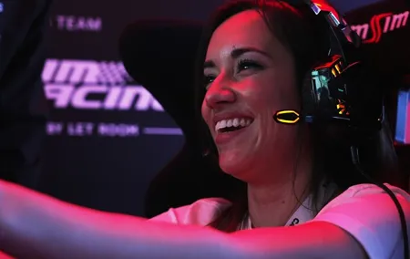 Car racing simulator at the Barcelona Casino