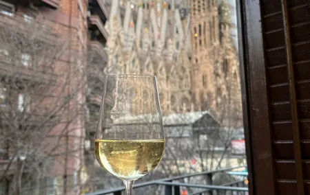 Wine tasting with a view of the Sagrada Familia