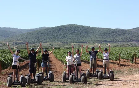 SEGWAY WINE TOUR PENEDÉS: Guided Segway Tour vineyards. Wine Tasting & Lunch