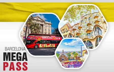 Barcelona MegaCombo Tickets: Park Güell, Casa Batlló & HoHo