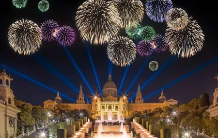 Panoramic Night Tour in Barcelona with Transportation