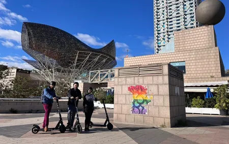 Guided Electric Scooter Tour in Barcelona