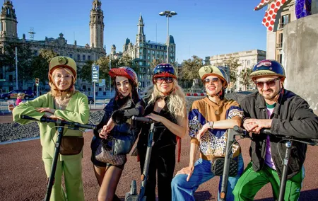 Barcelona Segway and E Scooter Tour with Local Food Tastings