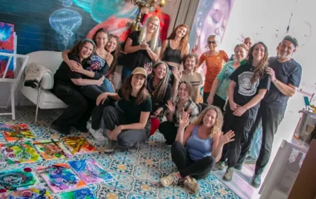 Abstract Art Workshop in Barcelona