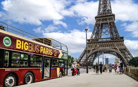 Big Bus Paris Hop-On Hop-Off Tour with Optional River Cruise