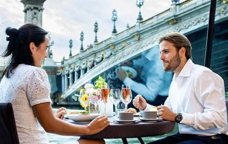 Bateaux Parisiens Seine River Gourmet Lunch & Sightseeing Cruise