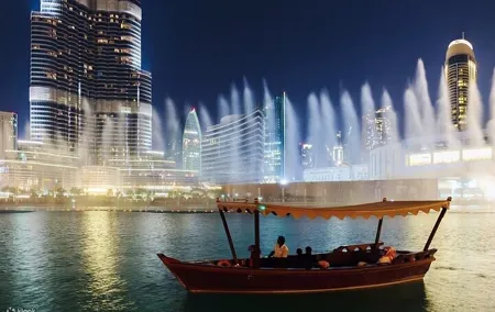 Dubai Fountain Show and Lake Ride Tickets with Transfers Option