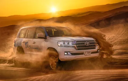 Dubai Premium Red Dunes Safari, Camels & 5* BBQ at Al Khayma Camp