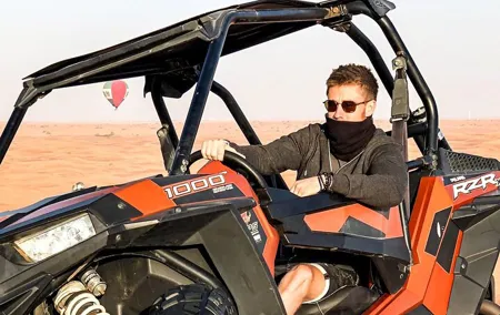 Dubai Morning Buggy Dunes Safari with Sandboarding & Camel Ride