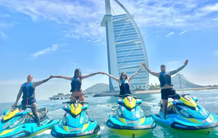 Dubai: 30min Jet Ski: Burj Al Arab w Pics, Videos, free Ice Cream