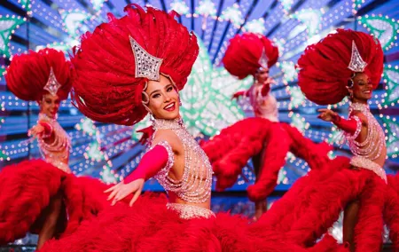 Paris Moulin Rouge 3-Courses Dinner with Wine and Show