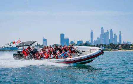90 Minutes Speedboat Tour: Marina, Atlantis, Palm & Burj Al Arab