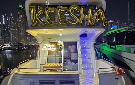 2 Hour Birthday Celebration on a Yacht in Dubai