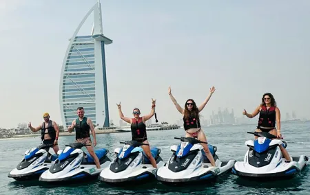 30Min Dubai Jet Ski Tour of Burj Al Arab with Free Ice Cream