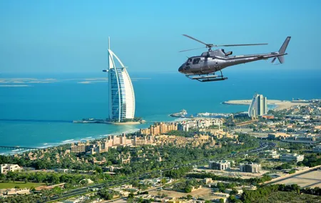 Dubai Helicopter Tour with Optional Private Hotel Transfers