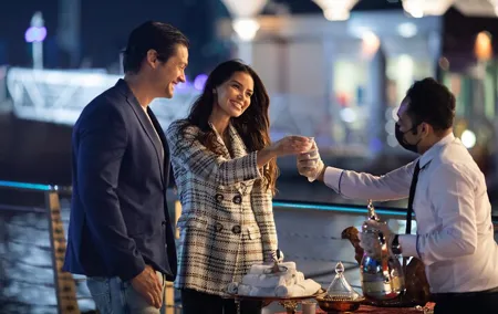 Dubai Canal Dinner Cruise with La Perle Show Silver Tickets Combo