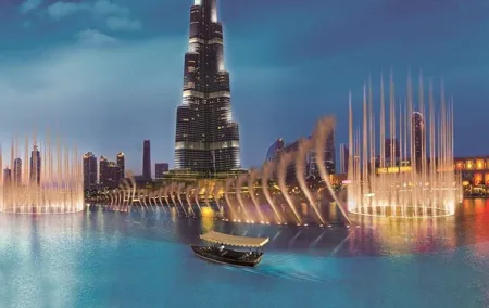 Dubai Fountain Show Boat Lake Ride Ticket