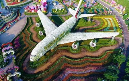 Miracle Garden and Global Village With Entry Tickets & transfers