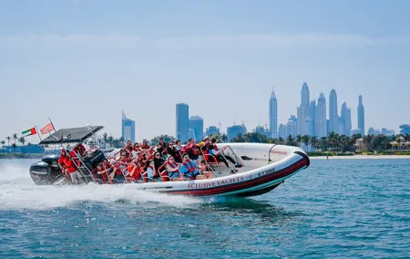 Dubai Speedboat Tour, Marina, Atlantis, Palm & Burj Al Arab
