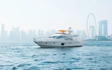 2 hours Dubai private luxury yacht 55ft tour