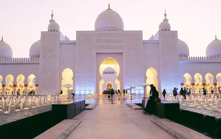 Abu Dhabi City Tour, Grand Mosque, Emirates Palace & The Louvre