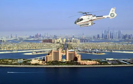 Helicopter Ride In Dubai with Complementary Transfer