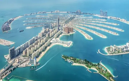 Palm Jumeirah Island Tour with Revolving 360" view from The View at The Palm !