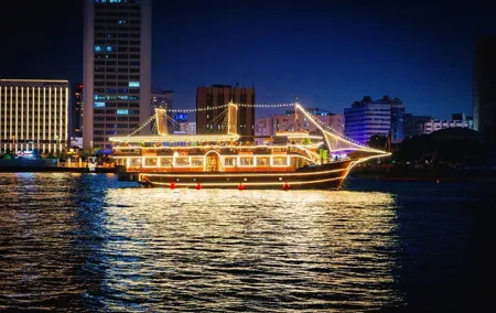 VIP Dhow Cruise with BBQ Dinner and Live Shows