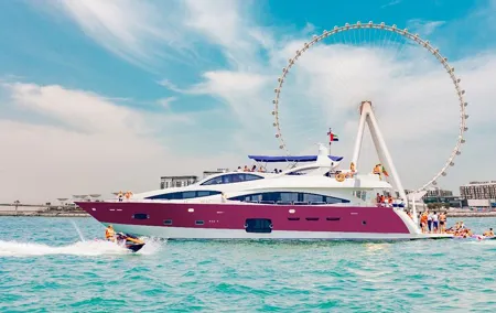 Dubai Yacht Ride & Slide, Snorkeling with Live B.B.Q & Beverages