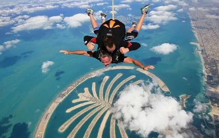 Dubai Skydive Tandem Over The Palm With Optional Transfers