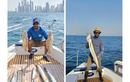 Dubai Deep Sea Fishing 4 hours + BBQ of Catch