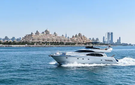 Dubai Yacht Rental - Book 58 ft Private Yacht up to 28 persons