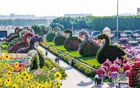 Dubai Miracle Garden and Global Village Shopping Tour