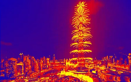 Dubai New Years Cruise Party 2025 - Burj Khalifa Firework View