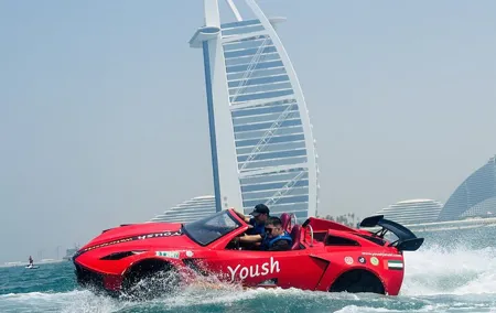 30Min Jetcar Dubai with Burj Al Arab Views-Free Ice Cream