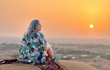 Dubai Desert Sunrise with Dune Bashing & Camel Ride