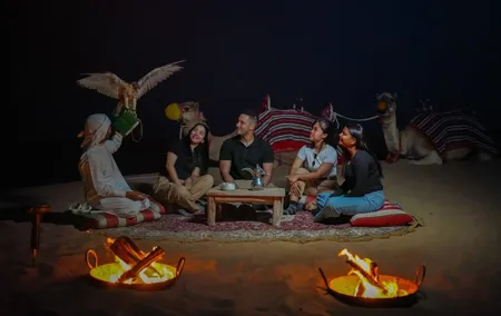 Dubai: Night Desert safari with Camel Ride & Stargazing