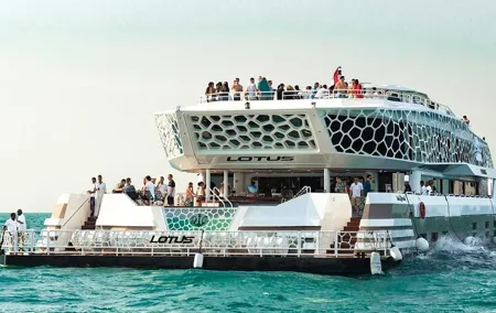 Lotus Mega Yacht Dinner Cruise at Dubai Marina