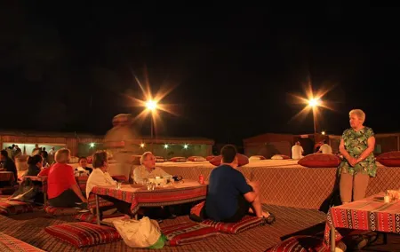 Over Night desert safari staying in Camp