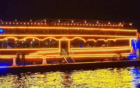 Dubai Marina Dhow Cruise With Buffet Dinner