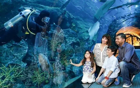 Dubai Mall Aquarium and Under Water Zoo and Ski Dubai Combo