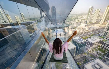 Sky Views Dubai Ticket with Glass Slide